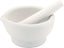 apollo THE HOUSEWARES BRAND Pestle and Mortar, Ceramic Spice and Herb Grinder, Great Gift Idea, Size: 12.5x12x7cm, White