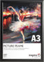 RAVENWOOD A3 (30x42cm) Black Picture Frame Acrylic (Non-Glass) Front Pack of 1