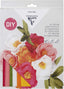 97705C Kit Crepon Florist DIY Bouquet of Flowers Paper Crepe Floral Adhesive Tape Step by Step Included Creative - leisure Arts & Crafts, medium