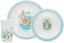 Peter Rabbit Kids Tableware Set – 3 Piece Reusable PP Plate,Tumbler & Dinnerware Set for Mealtimes – for 24 Months & Up,Blue & White