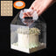 10Pcs Transparent Cake Boxes, Square Plastic Baking Box Clear Cake Gift Box with Handle, 5.25in Individual Cake Boxes Containers Display Box for Dessert Candy Cakes