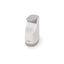 Bathroom Slim, Compact Soap Dispenser, Easy-push Pump Head, Non Drip Nozzle, Fill-level Window, Refillable, White/Grey, 8