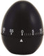 60 Minute Egg Shaped Timer, In a Black Colout with clear and easy to read White Markings, Perfect for Kitchen use and ideal for many tasks around the home