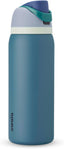 FreeSip Insulated Stainless Steel Water Bottle with Straw for Sports and Travel, Leak Proof, BPA-Free, 945ml, Denim