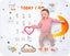 Happy You Baby Milestone Blanket Boy or Girl Unisex Monthly Baby Age Photo Mat |Personalised Newborn Gifts | Soft & Comfortable Fleece | |100 x 127 cm
