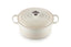 Signature Enamelled Cast Iron Round Casserole Dish With Lid, 26 cm, 5.3 Litre, Meringue, 21177267164430