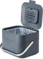 Intelligent Waste, Stack 4 Kitchen Food Waste Compost Caddy Recycling Bin with Odour Filter, 4 Litres / 1 Gallon- Graphite, 8