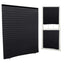Temporary Blackout Blinds,180 * 90 cm Stick on Curtains Blackout Blinds No Drill Blinds Blackout Curtains for Bedroom Kitchen Bathroom Windows Bedroom,Nursery,Loft,Travel RV Car