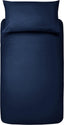 2-Piece 85 gsm Microfibre Single Bedding Duvet Cover Set, Duvet Cover 135 x 200 cm & 1 Pillowcase 50 x 80 cm, Navy Blue