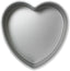 HRT082 Anodised Aluminium Heart Cake Pan 8 x 2-Inch Deep, Silver