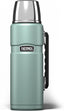 Stainless King Duck Egg Travel Flask (1.2L), Premium Leak Proof Insulated Tea & Coffee Flask for Hot & Cold Drinks, Built-in Cup, Twist-Pour Stopper, BPA-Free, Durable Steel