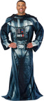 Northwest Star Wars Full Body Player Comfy Throw Blanket with Sleeves, Polyester, Black, Adult (48 x 71 in)