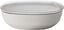 Serving Bowl with lid Silueta - Dishwasher & Microwave Resistant - Salad Bowl - Tapas Bowls - Tableware - 4000 ml - Nordic White