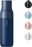 Bottle Twist Top 25oz - Insulated Stainless Steel Water Bottle | BPA Free | Reusable Water Bottle for Camping, Office, and Travel | Keep Drinks Cold and Hot, Monaco Blue