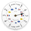 Ryde Tidal Wall Clock High & Low Tide White 20cm