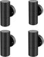 Outdoor Wall Lights, Up Down Mains Powered Lighting, Black Stainless Steel IP44 Waterproof, Exterior Wall Sconce for Indoor, Front Door, Patio, Porch, Garden, Garage - 4 Pack (No Bulb Incl)