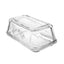 Glass Butter Dish 250g Capacity Durable BPA-Free Keeps Butter Fresh Longer Dishwasher Safe Sustainable Glass Storage Solution for Fridge and Tabletop Use