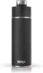 Thirsti Water Bottle and Flask 700 ML with Leak-Proof Lid, Designed for Carbonated, Hot & Cold Drinks, Ideal for Travel & Sports, Triple Insulated, Stainless Steel Bottle, Black, DW2401EUUKBK