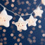 Indoor 20 Star Plug in Children's String Fairy Lights Warm White LED 3.8m