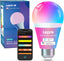 AI Smart Bulb E27, Music Sync WiFi Bulb, Voice Control Smart Screw Bulb, Colour Changing Light Bulbs, RGBCCT, Work with Alexa & Google Assistant, Personalized AI Lighting Designer