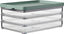 Meat Fridge Storage Containers 3 Layers - Container with Lid for Meat - Fridge Container for Kitchen Storage & Organization - Dishwasher-safe - 3 x 500 ml - Nordic sage