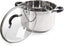 T80837 Casserole Dish, 24cm- Stainless Steel, Silver