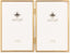 Lawrence Frames Hinged Simply Gold Metal Picture Frame, 4x6 Double