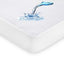 100% Waterproof Mattress Protector-Extra Deep 40 Cm Stretch Skirt Terry Towel Double Bed Mattress Protector – Washable, Anti Allergy and Breathable Fitted Mattress Cover. (Double(137x190+40)Cm)