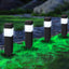 Solar Lights Outdoor Garden, 8 Pack Garden Lights Solar Powered Waterproof, Rattan LED Pathway Lighting Solar Powered Path Light Decoration for Patio Driveways Landscape Lawn Yard, White