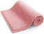 Non-Slip Microfibre Bath & Toilet Mat - Soft, Plush & Comfortable Rug with Machine Washable Design - Water Absorbent & Quick Drying to Keep Bathroom & Home Hygienic & Clean - (40x60cm) Pink