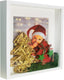 Shadow Box Frame 11x11x1inch, Square, White, Display 3D Frame Picture with Mount 8x8 Plexiglass for Filling, for Objects, Photos, Souvenirs, for Crafts,Baby Items, dried Flowers