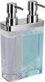 Kitchen Details Dual Pump Soap & Lotion Dispenser in Clear