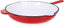 ECHTWERK Cast Iron Frying Pan with Enamel Coating, Oven Pan with Two Handles and Spout, Suitable for Ovens, Grills, BBQ and Induction Hobs, Diameter 26.5 cm, Red