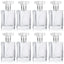 Refillable Perfume Atomiser (8 Pack) - 30ml/1oz Spray Bottle Set - Empty Glass With Mist Pump - Mini Travel Refill Bottles