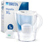 Marella XL Water Filter Jug White (3.5L) incl. 1x MAXTRA PRO Pure Performance cartridge - large-volume jug with digital LTI and Flip-Lid - now in sustainable Smart Box packaging