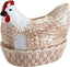 Mason Cash Rise & Shine Egg Nest | Rustic Farmyard-Style Kitchen Tidy & Egg Storage | Chip-Resistant Dolomite | Decorative Hen Design