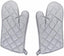 Linwnil New 1 Pair Heat Resistant Oven Gloves New Cotton Oven Mitts Kitchen Gloves High Temperature Cooking Tool BBQ Gloves (13Inch)