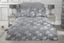 Emma Barclay Blossom - Embellished Jacquard Duvet Set in Silver - King