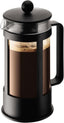 French Press Kenya - 350ml / 3 Cups Manual Coffee Maker - Heat-Resistant Glass & Stainless Steel - Dishwasher Safe Cafetiere - Made in Portugal