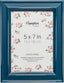 PALOMA Teal Blue Shabby Chic 5x7 13x18cm Distressed Wood Photo Frame PAL301957TL