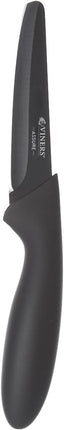 Assure 3.5” Paring Knife Stainless Steel Blade with Squared Tip for Safety, Soft Grip Handle, Non-Stick Coating, Rust-Resistant, Ideal for Cutting Fruit & Vegetables