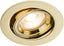 Recessed Spotlight with Tilt/Twist and Lock Downlight, Brass