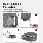 Retractable Washing Line 30m Outdoor, Heavy Duty Wall Mounted Double Washing Lines Extendable Clothes Line Laundry Drying Line for Drying Space, Grey