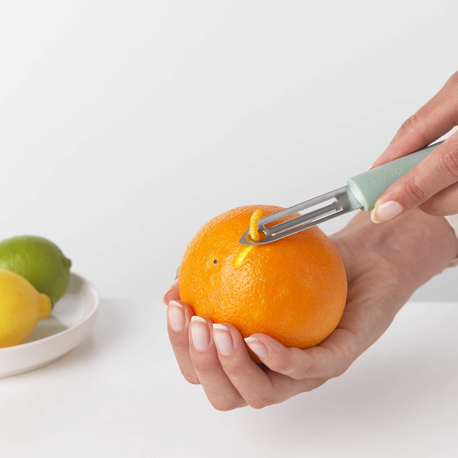 Tasty+ Cook & Serve - Food Peeler (Jade Green) Fruit & Vegetable Skin Peeler, Soft-Grip Handle, Dishwasher Safe, (122941)