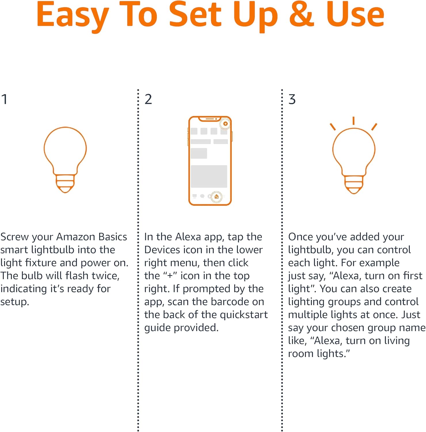 Smart Dimmable LED Light Bulb, B22 Base, Soft White, 8W (60W Equivalent), Works with Alexa Only, 1 Pack