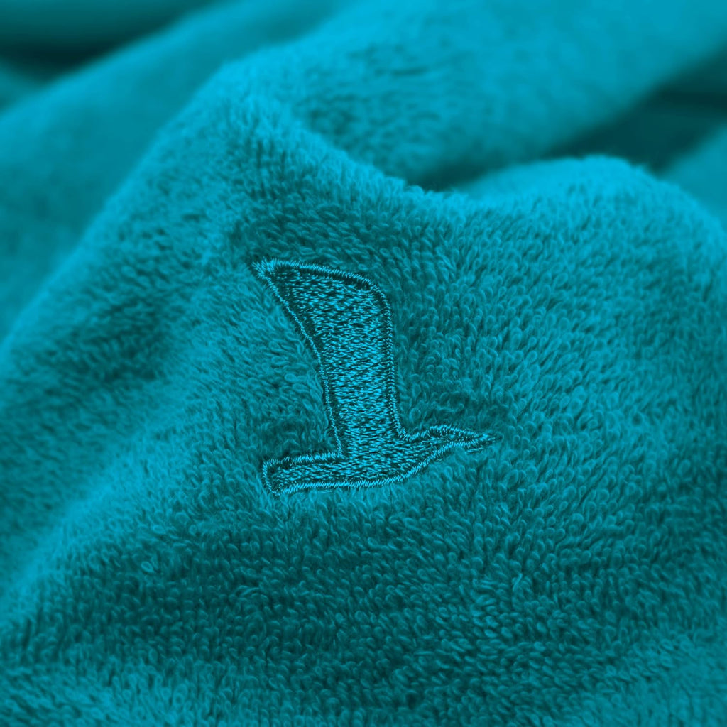 3er set Superwuschel guest towel 30 x 50 cm made of 100% cotton, lagoon