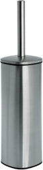 Santorini Toilet Brush & Holder for Bathroom, Flexible Toilet Bowl Plastic Brush Head for Deep Cleaning, Compact Size, Elegant Design – Chrome
