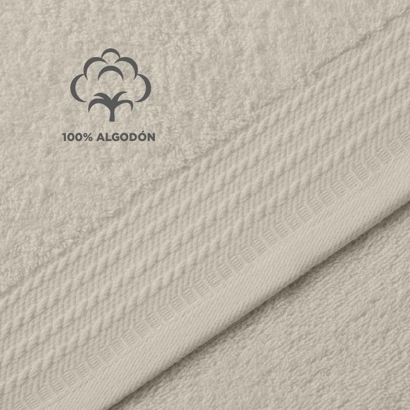 Degrees home - Set of 2 Bath or Shower Towels – Set of 2 – 100% Cotton – 480 g/m2 – 130 x 65 cm