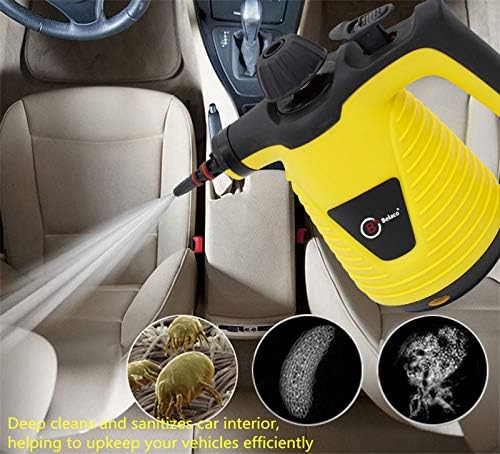 Handheld Steam Cleaner 1050W, Pressurised Multi-Purpose Steam Cleaner with 9 Accessories, Upholstery & Multi-Surface Steamer for Home, Sofa, Bathroom & Car – BS-C388