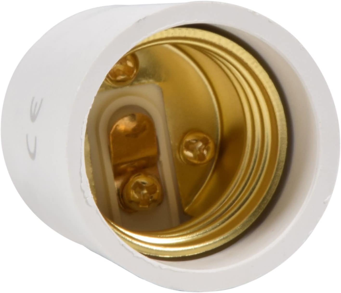 Lamp Socket Converter | B22 to E27 Fitting | Bayonet to Edison E27 Adapter | Light Bulb Socket Converter | Lamp Bulb Adapter for LED, Halogen, CFL | UK Standard